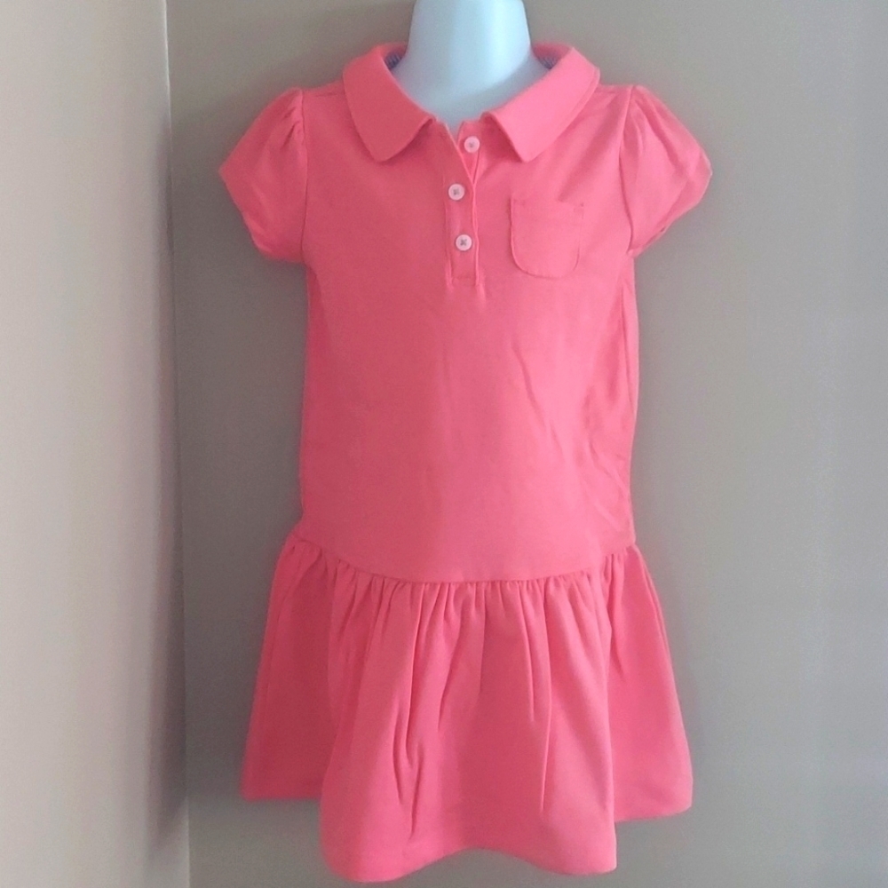 Gymboree polo uniform dress  - salmon pink - size 4